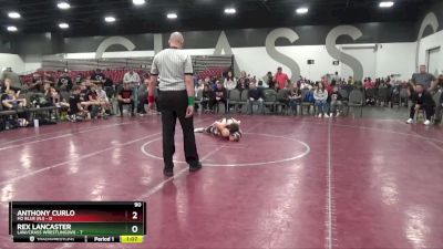 90 lbs Round 1 (8 Team) - Anthony Curlo, M2 Blue (NJ) vs Rex Lancaster, LAW/Crass Wrestling(WI)