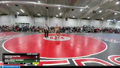 150 lbs Champ. Round 1 - Weston Dalton, Pueblo East vs Guillermo Ramirez, Greeley Central