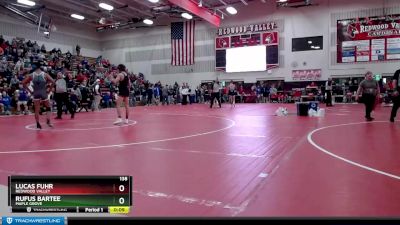 138 lbs Cons. Round 2 - Lucas Fuhr, Redwood Valley vs Rufus Bartee, Maple Grove