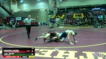 174 lbs Quarterfinal - Cael Meyer, Upper Iowa vs Anthony Castro, Minnesota State Moorhead