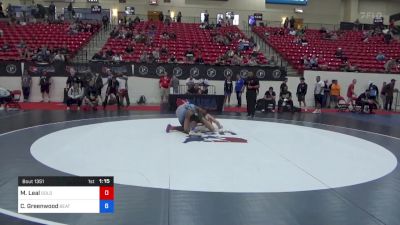 71 kg Cons 64 #1 - Marcus Leal, Gold Rush Wrestling vs Caleb Greenwood, Beat The Streets Cleveland