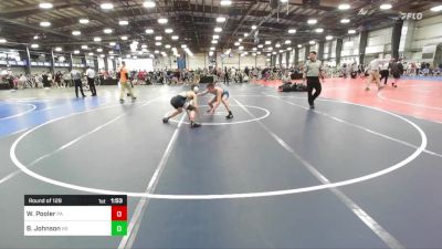 120 lbs Round Of 128 - Wynn Pooler, PA vs Brock Johnson, KS