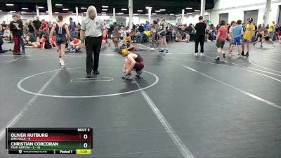 92 lbs Round 3 (4 Team) - Christian Corcoran, Team Gotcha - 2 vs Oliver Rutburg, Ohio Gold