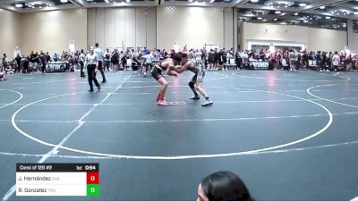 132 lbs Consi Of 128 #2 - Josue Hernández, DUB Wrestling vs Roberto Gonzalez, Triumph WC