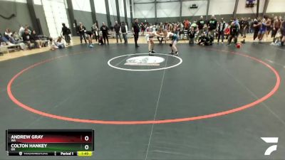 120 lbs Semifinal - Andrew Gray, WA vs Colton Hankey, OR