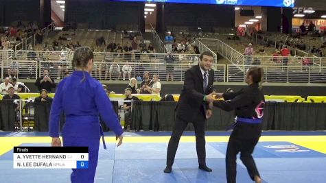ARDRA YVETTE HERNANDEZ vs NICOLE LEE DUFALA 2024 Pan Jiu Jitsu IBJJF Championship