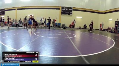 195 lbs Quarterfinal - Brilyn Smith, Warren Wrestling Academy vs Eric Casad, Red Cobra Wrestling Academy