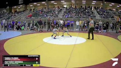 70 lbs Quarterfinal - Yareli Flores, Warriors Of Christ WOC vs Matthew Herrera, Hermiston Wrestling