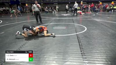 65 lbs Round Of 16 - Zaidan Ewis, Wilkes Barre vs StevyJ Mytych, Saucon Valley