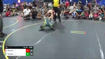 82 lbs Finals (8 Team) - Kaiden Skodak, The Funky Singlets vs Drew Barnes, Backyard Brawlers