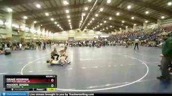 110 lbs Round 2 (4 Team) - Drake Hooiman, Gold Rush Wrestling vs Madden Jensen, Team Montana