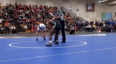 125 lbs match Tyler Fraley Wyoming Seminary vs. Chris Murdock Kennisaw Mountain