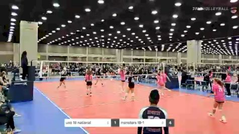 uno 18 national vs monsters 18-1 - 2022 JVA World Challenge presented by Nike - Expo Only