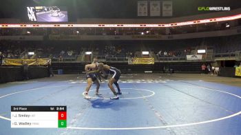 197 lbs 3rd Place - Jarrod Smiley, University Of Central Florida vs Deontay Wadley, Penn State University WC