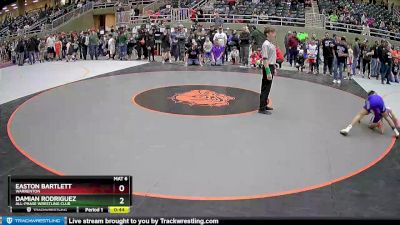 92 lbs Quarterfinal - Damian Rodriguez, All-Phase Wrestling Club vs Easton Bartlett, Warrenton