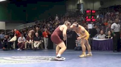 285 lbs r8 Josh Wine VMI vs. Tony Nelson Minnesota