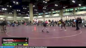 165 lbs Quarters & Wb (16 Team) - Clara Massa, Charlie`s Angels- GA Pink vs Kelli Watkins, Charlie`s Angels-IL Pink