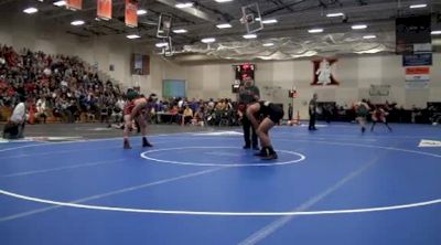 189 lbs semi-finals Devin Peterson Wisconsin Rapids vs. Rosland Dunlap Muskego