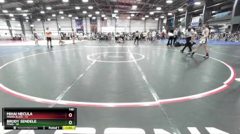 140 lbs Rd# 5- 3:45pm Friday Final Pool - Brody Sendele, POWA vs Mihai Necula, Minion Black