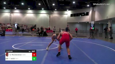 157 lbs C Of 8 #1 - Gage McClenahan, Cornell vs Luka Wick, Cal Poly