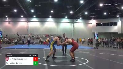 285 lbs Consolation - Yaraslau Slavikouski, Harvard vs Jarrod Snyder, Cal State Bakersfield