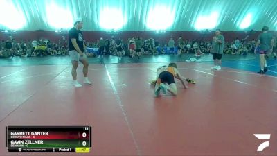 113 lbs Placement Matches (16 Team) - Garrett Ganter, Oconto Falls vs Gavin Zellner, Denmark