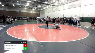 106 lbs Consi Of 16 #2 - Josue Alarcon, Sylmar vs Garret Yanagi, Walnut