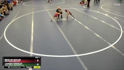 Champ. Round 1 - Braylee Botler, New Prague Wrestling vs Camden Kingsley, Maple Grove Wrestling Club