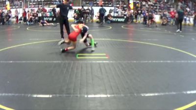 72 lbs Quarterfinal - Lucas Mona, Redhawks WC (Troy) vs Malachi Rosenberger, Sparta WC