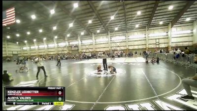 57 lbs Semifinal - Kenzlee Ledbetter, Sons Of Atlas vs Aleeya Valdes, Fremont Wrestling Club