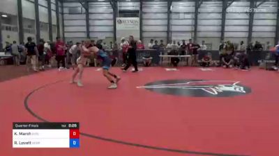 65 kg Quarterfinal - Kellyn March, Bison Wrestling Club vs Ridge Lovett, Nebraska Wrestling Training Center