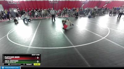 71 lbs Quarterfinal - Nico Distasio, Lemont Bears WC vs Fletcher Beer, Wisconsin