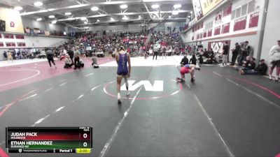 150 lbs Champ. Round 3 - Judah Pack, Holbrook vs Ethan Hernandez, Durango NV