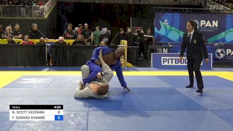 NICHOLAS SCOTT HEIZMAN vs FRANCIS GERARD NYAMBE 2024 Pan Jiu Jitsu IBJJF Championship