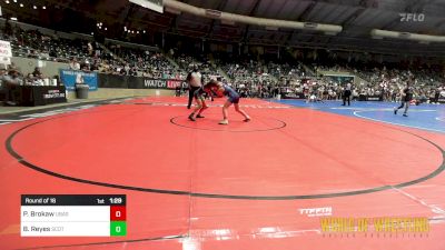 92 lbs Round Of 16 - Paislee Brokaw, Ubasa vs Bella Reyes, Scotsmen Wrestling Club