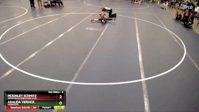 3rd Place Match - Adalida Verdick, Minnesota vs McKinley Schmitz, Monticello Wrestling Club