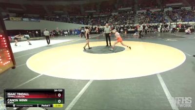 3A-120 lbs Semifinal - Canon Winn, Burns vs Isaac Tindall, Yamhill-Carlton