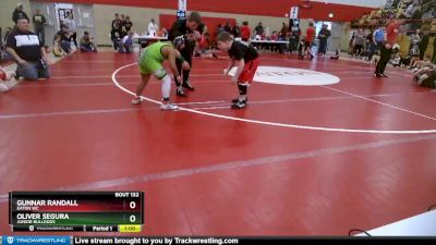 107-112 lbs Round 2 - Gunnar Randall, Eaton WC vs Oliver Segura, Junior Bulldogs