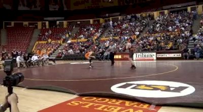 141 lbs match Luke Silver OSU vs. Kalin Goodsite ASU