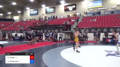 41 kg Cons 16 #2 - Cayden Engel, The Best Wrestler vs Jesse Grossman, Billings Wrestling Club