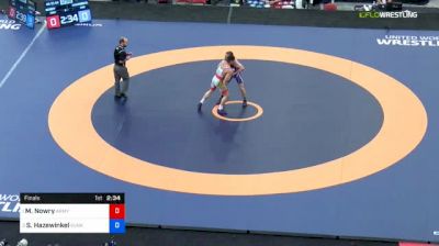 55 kg Final - Max Nowry, Army (WCAP) vs Sam Hazewinkel, Sunkist Kids Wrestling Club