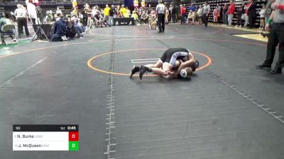 90 lbs Rd 4 - Consi Of 8 #1 - Nolan Burke, Lower Moreland vs James McQueen, Easton