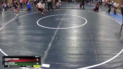 138 lbs Champ. Round 1 - Ayden O`Brien, CVBJJ vs Ali Ahmad, Sheldon Wrestling