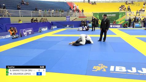 BIANCA BARRETTO DA CRUZ SANTOS vs MARIA EDUARDA LOPES PEREZ 2024 Brasileiro Jiu-Jitsu IBJJF