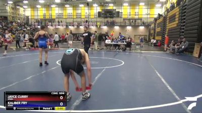 113 lbs Cons. Semi - Jayce Curry, Iowa vs Kaliber Fry, Iowa