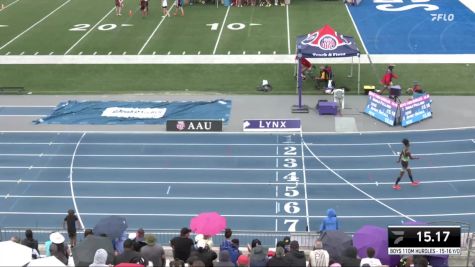 Youth Boys' 110m Hurdles Championship, Semi-Finals 3 - Age 15-16