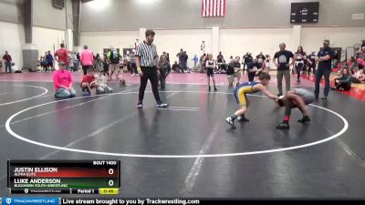 80 lbs Champ. Round 1 - Luke Anderson, Buckhorn Youth Wrestling vs Justin Ellison, Alpha Elite