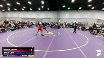 145 lbs Placement Matches (8 Team) - Severn Torres, Oklahoma Blue vs Travis Long, Colorado