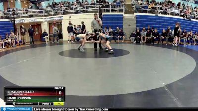 90 lbs Round 2 (4 Team) - Hank Johnson, Delta vs Brayden Keller, Perry Meridian