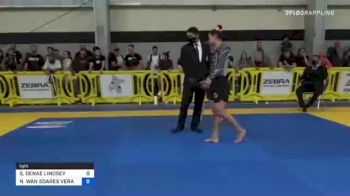 SHELIAH DENAE LINDSEY vs NATHALIE WAN SOARES VERAS RIBEIR 2021 Pan IBJJF Jiu-Jitsu No-Gi Championship